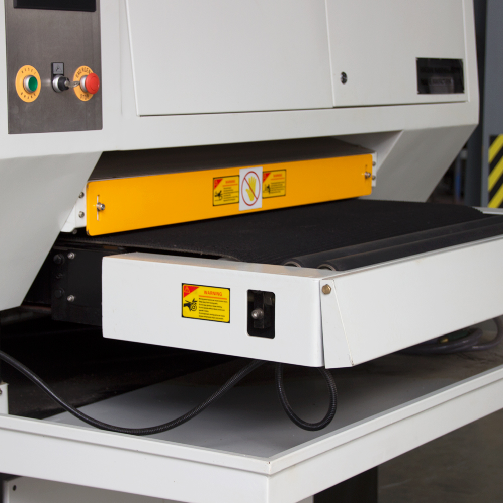 Wet operation surface sanding, finishing, deburring, and edge rounding