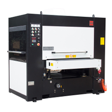 Laser cutting parts deburring and edge rounding machine focused on contours and edges ONLY